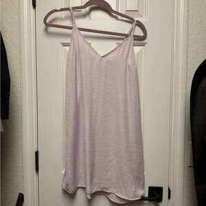 Light Lavendar Spaghetti Strap Dress